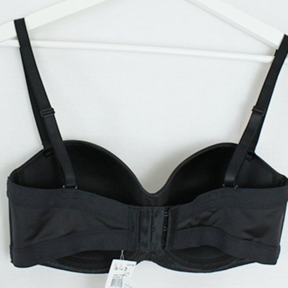 2 For $20 NWT Black Lace Maternity Bra Size 36D - Picture 2 of 3